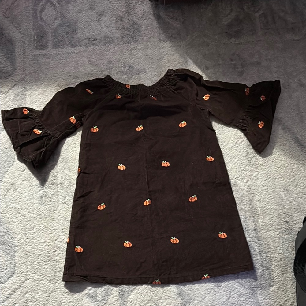 Kelly's Kids Brown Sheath Dress with Bell Sleeves